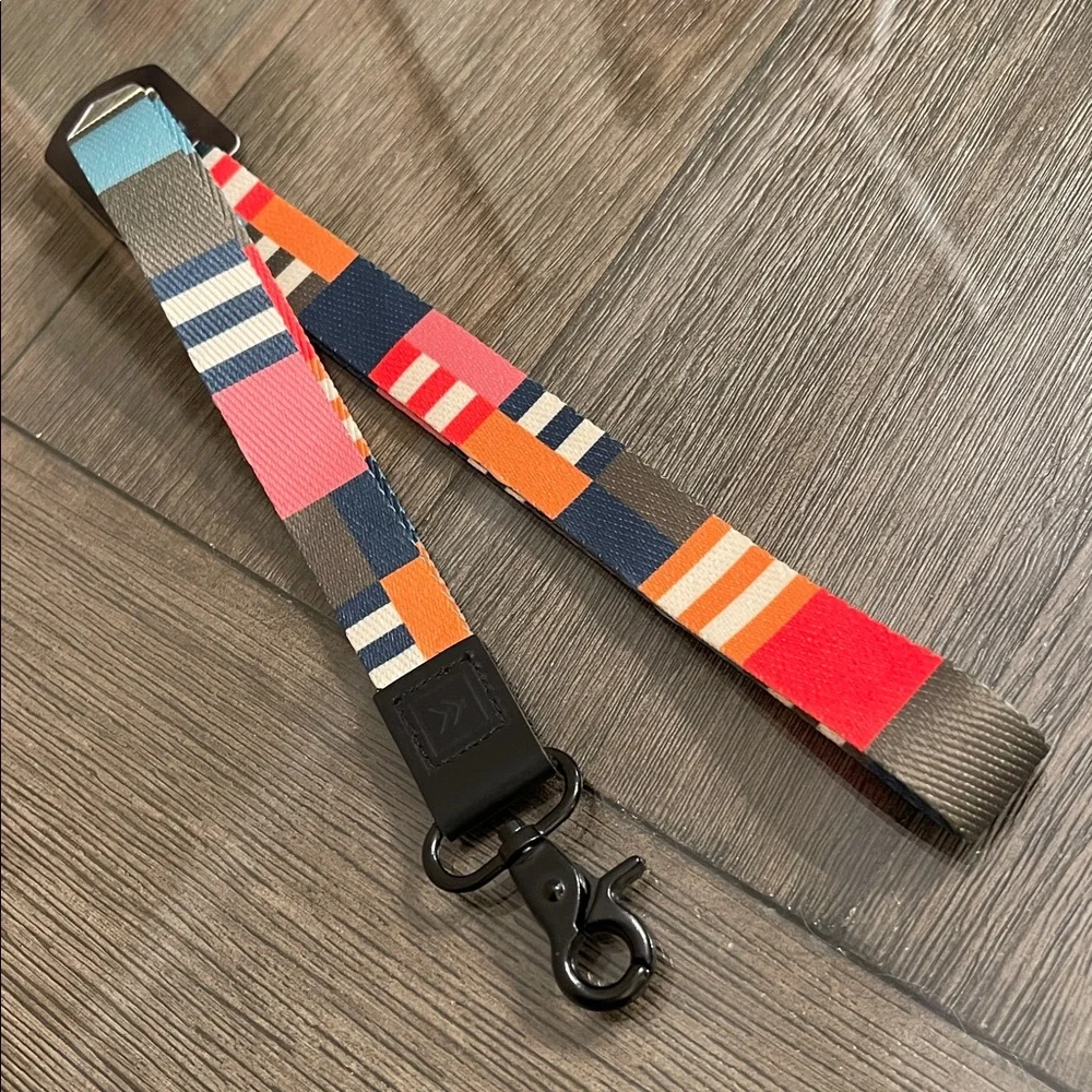 THREAD NECK LANYARD BRIGHTON Colorful Striped Lanyard